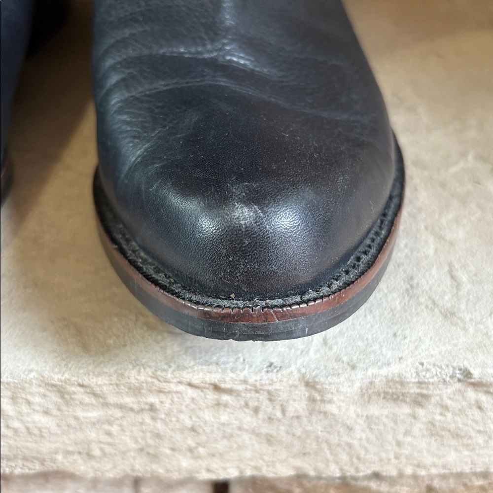 Franco Sarto sz 10 Larriat artisan collection black leather western tall boots - Picture 5 of 16